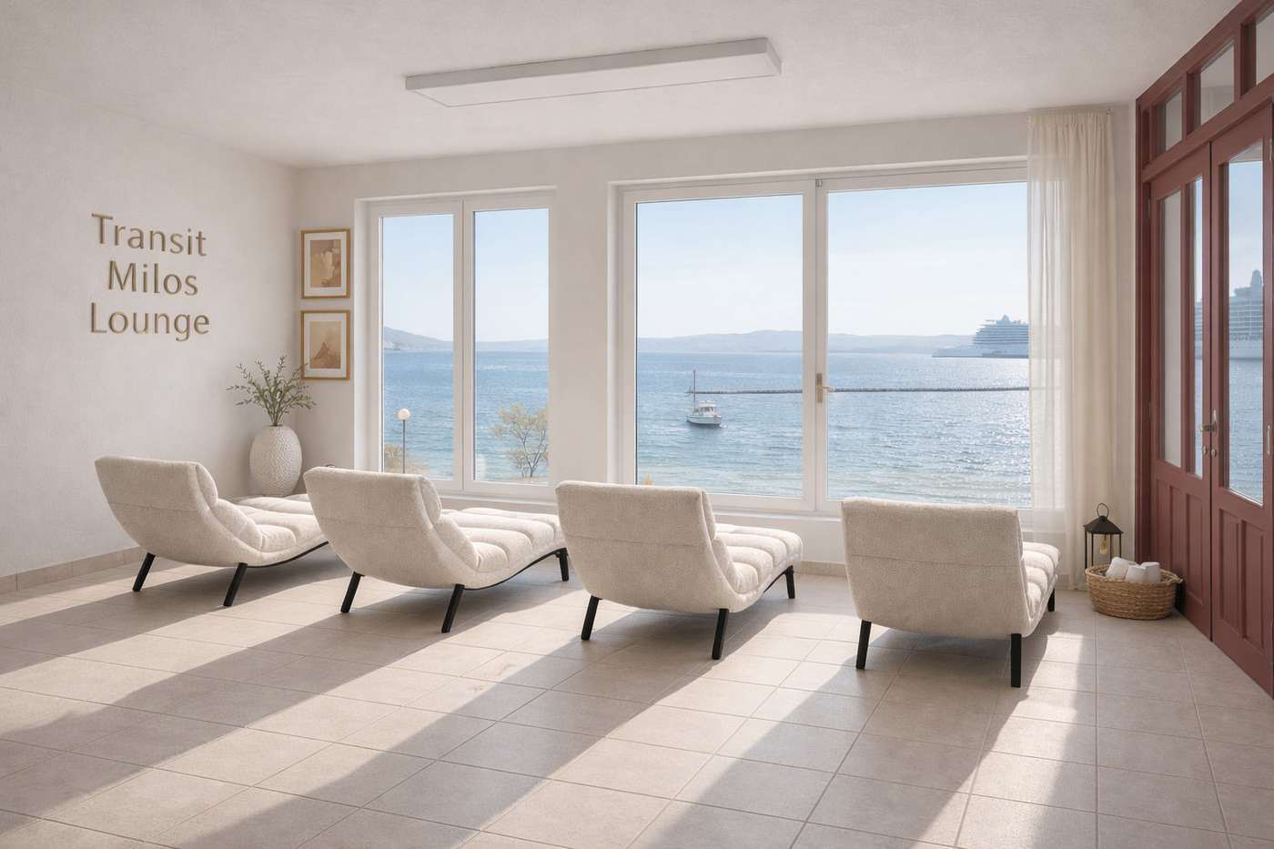 Transit Lounge Milos Premium Day-Use Lounge in Adamas,Greece